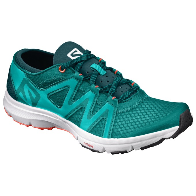 SALOMON CROSSAMPHIBIAN SWIFT W Philippines - Women's Water Shoe - Turquoise | 467592-JKR